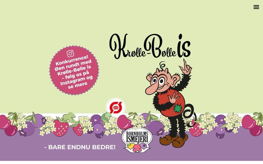 موقع Krølle-Bølle Is، من تنفيذ Dazvix